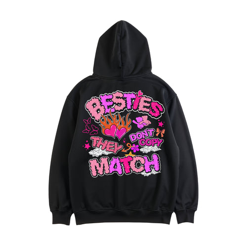 Besties Don't Copy, They Match (Black Edition)