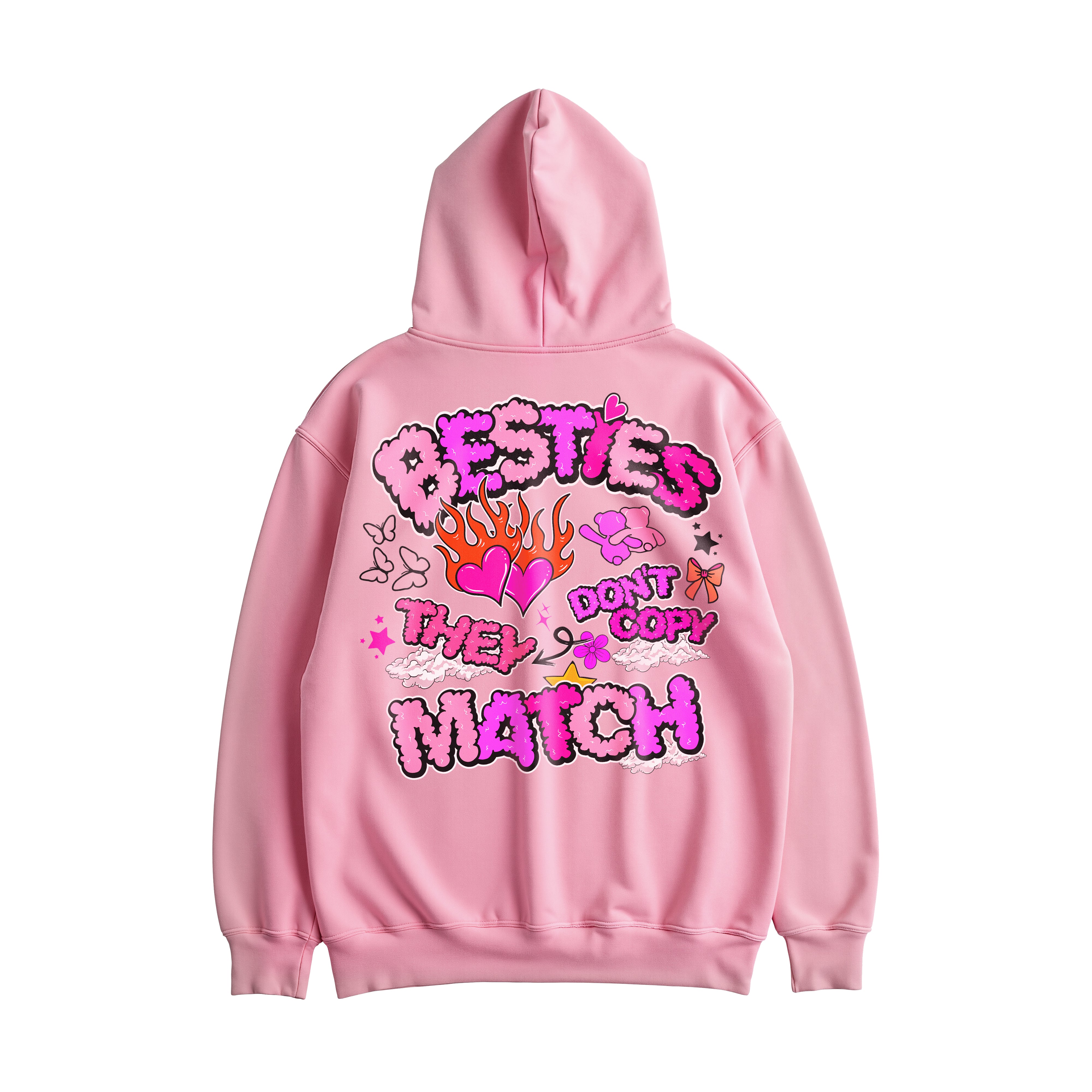Besties Don't Copy, They Match (Pink Edition)